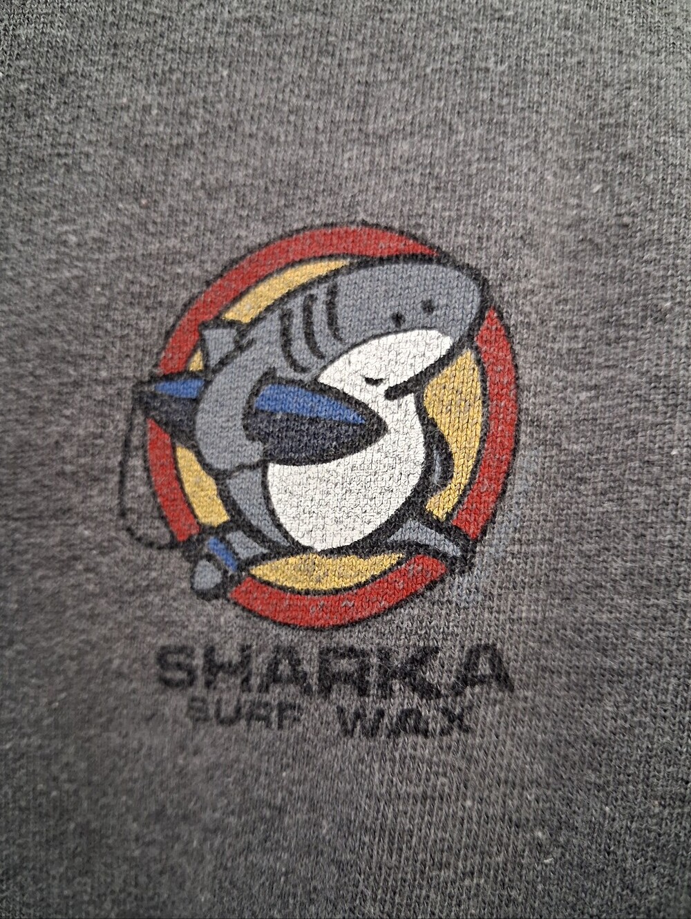 Sharka Premium Surf Wax Hawaii Men’s Large Hoodie Gray Crazy Shirts Hawaii
